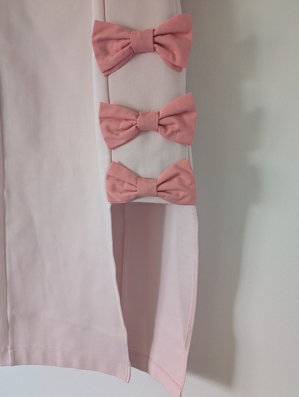 Anthropologie BHLDN Strapless Lia Midi Bow Dress in Pink - Picture 9 of 9